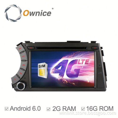 Ownice C500 Cortex A53 Quad Core android 6.0 head unit gps for Ssang YONG Kyron Actyon bulit in wifi BT